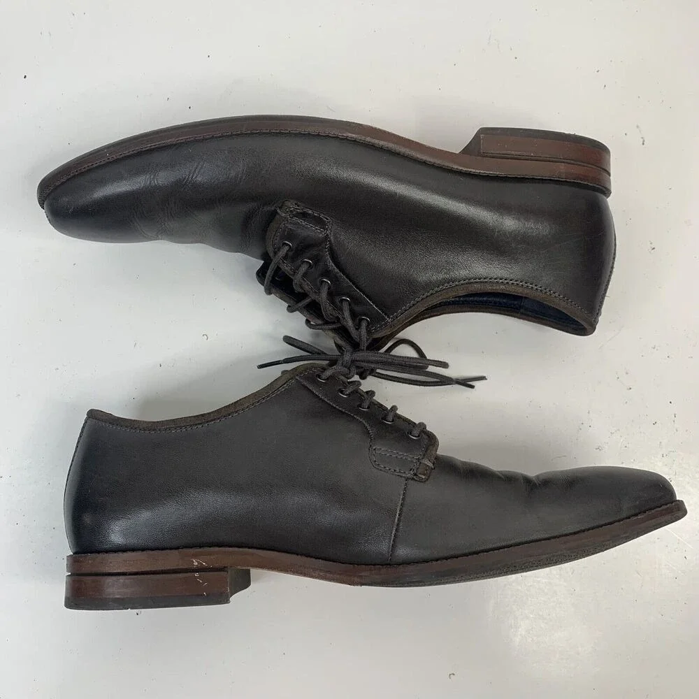 Cole Haan Size 10 Shoes Wagner Grand 360 Postman Brown Taupe Oxford Lace Up Mens